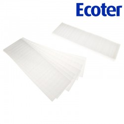 ECOTER Thermal strips made of foam for hair coloring 40x12 (100 pcs)