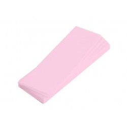 Nonwoven depilatory wax strips - (100 pieces) pink