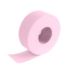 Nonwoven depilatory wax strips with perforation on roll (100m) pink