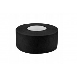 Perforated black nonwoven wax depilatory stripes roll (50m)