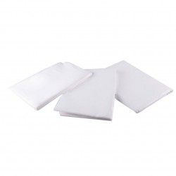 Hairdressing cape - PE - white (50 pieces)