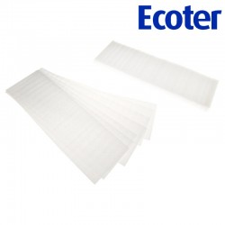 ECOTER Foam thermal hair-coloring stripes 38x12 (100 pc.)