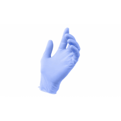 XL blue nitrile gloves - (100 pc.)