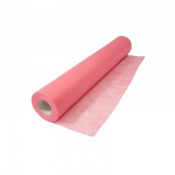 Pink cosmetic bed sheet roll - Economic 80cm/50m