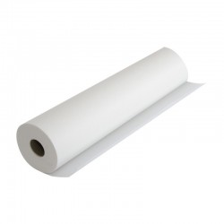 Disposable foiled cellulose cosmetic bed sheet  White on roll -...