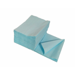 Ręcznik do pedicure włókninowo-celulozowy turkusowy 50x32 – 100 szt.